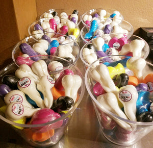 penis soaps, Butt Plug soaps, vagina shaped soaps, White Spermies soaps, adult party novelties