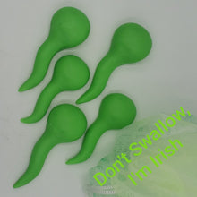Load image into Gallery viewer, St Patrick Shamrock Green Sperm Spermies in a Cute Pop Top Gift Can Whimsical Soaps It&#39;s the Bomb St Patrick Shamrock Green Spermies in a Cute Pop Top Gift Can  