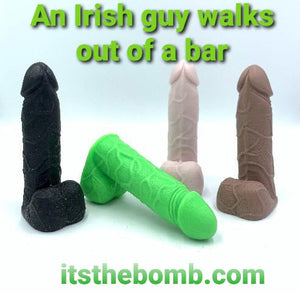 St Patrick's Irish Shamrock Green Penis Nutz dick soaps