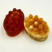 Load image into Gallery viewer, Beer &amp; Beer/Oatmeal Scrubby Soaps in Heart Gift Box mens Soaps 