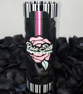 Silk Rose Black Flower Petals. Romance Rose Petals. A Cute Effect PG wedding Party & Celebration It's the Bomb Black Rose Silk Petals  