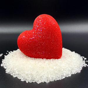 Heart Bath Bombs, 'Party Hearty' White w/ Sprinkles CUPIDS COURT HEART BOMBS It's the Bomb Red Lust  
