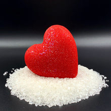 Load image into Gallery viewer, Heart Bath Bombs &#39;Black Velvet&#39; CUPIDS COURT HEART BOMBS It&#39;s the Bomb &#39;Red Lust&#39;  
