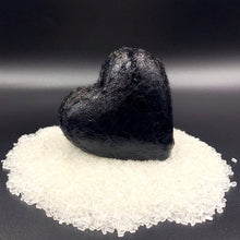 Load image into Gallery viewer, Heart Bath Bombs, Aqua &#39;Ecstasy&#39; CUPIDS COURT HEART BOMBS It&#39;s the Bomb &#39;Black Velvet&#39;  