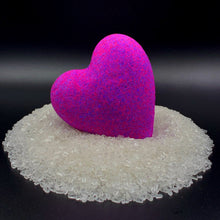 Load image into Gallery viewer, Heart Bath Bombs, &#39;Party Hearty&#39; White w/ Sprinkles CUPIDS COURT HEART BOMBS It&#39;s the Bomb   
