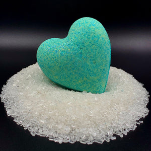 Heart Bath Bombs, 'Party Hearty' White w/ Sprinkles CUPIDS COURT HEART BOMBS It's the Bomb Aqua 'Ecstasy'  