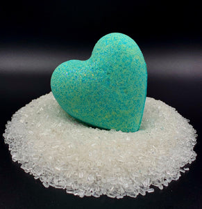 Heart Bath Bombs, Individuals 'Red Lust' CUPIDS COURT HEART BOMBS It's the Bomb Aqua 'Ecstasy'  