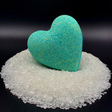 Load image into Gallery viewer, Heart Bath Bombs &#39;Black Velvet&#39; CUPIDS COURT HEART BOMBS It&#39;s the Bomb Aqua &#39;Ecstasy&#39;  