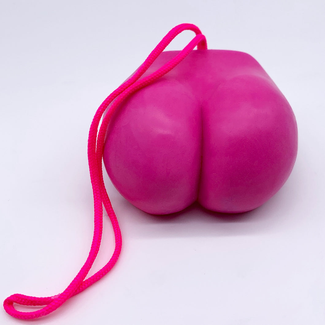 Bubble Butt 'Soap on a Rope' Pink Breast Cancer Awareness USA PG WHIMSICAL & NAUGHTY It's the Bomb Pink Bubble Butt Soap on a Rope, Big Butt Soap  