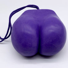 Load image into Gallery viewer, purple Bubble Butt Soap on a Rope