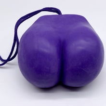 Load image into Gallery viewer, Bubble Butt &#39;Soap on a Rope&#39; Pink, Nude, Purple or Black WHIMSICAL &amp; NAUGHTY It&#39;s the Bomb Purple  