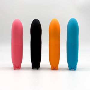 torpedo vibrators orange, pink, black, blue batteries required.