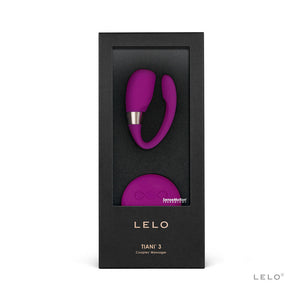 Deep Rose Tiani 3 vibration massager remote control Deep Rose, Black or Cerise LELO