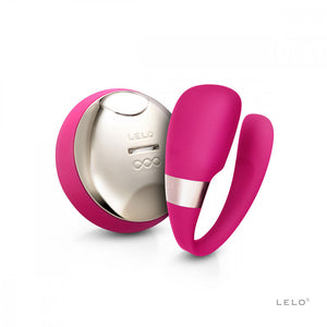 pink Tiani 3 vibration massager remote control Deep Rose, Black or Cerise LELO