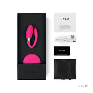 LELO Tiani 2 - Cerise, Black or Deep Rose, Hands Free Remote Controlled couples massager vibrator