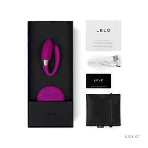 LELO Tiani 2 - Cerise, Black or Deep Rose, Hands Free Remote Controlled couples massager vibrator