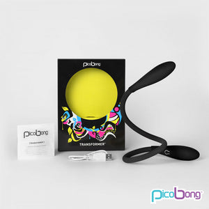 Double Ended 'PicoBong Transformer' Yellow Vibrator NOVELTIES Entrenue   