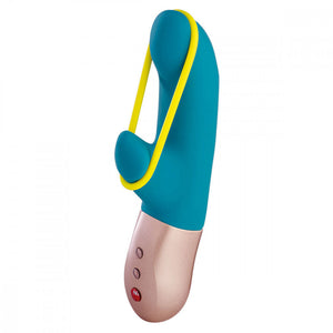 Vibrator Mini, Fun Factory 'Amorino' Petrol Blue Stimulation Band