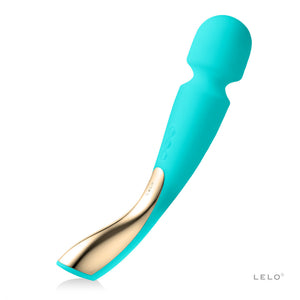 Vibration Wand Massager Large Vibrator 'LELO 'Smart Wand 2' - AQUA LELO Vibrator Massager Entrenue   