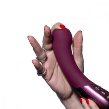 Load image into Gallery viewer, g-spot Vibrator Treble and Bass Vibration sex toy Massager soft gel tip NEW! &#39;Hot Octopuss Kurve&#39; Massager