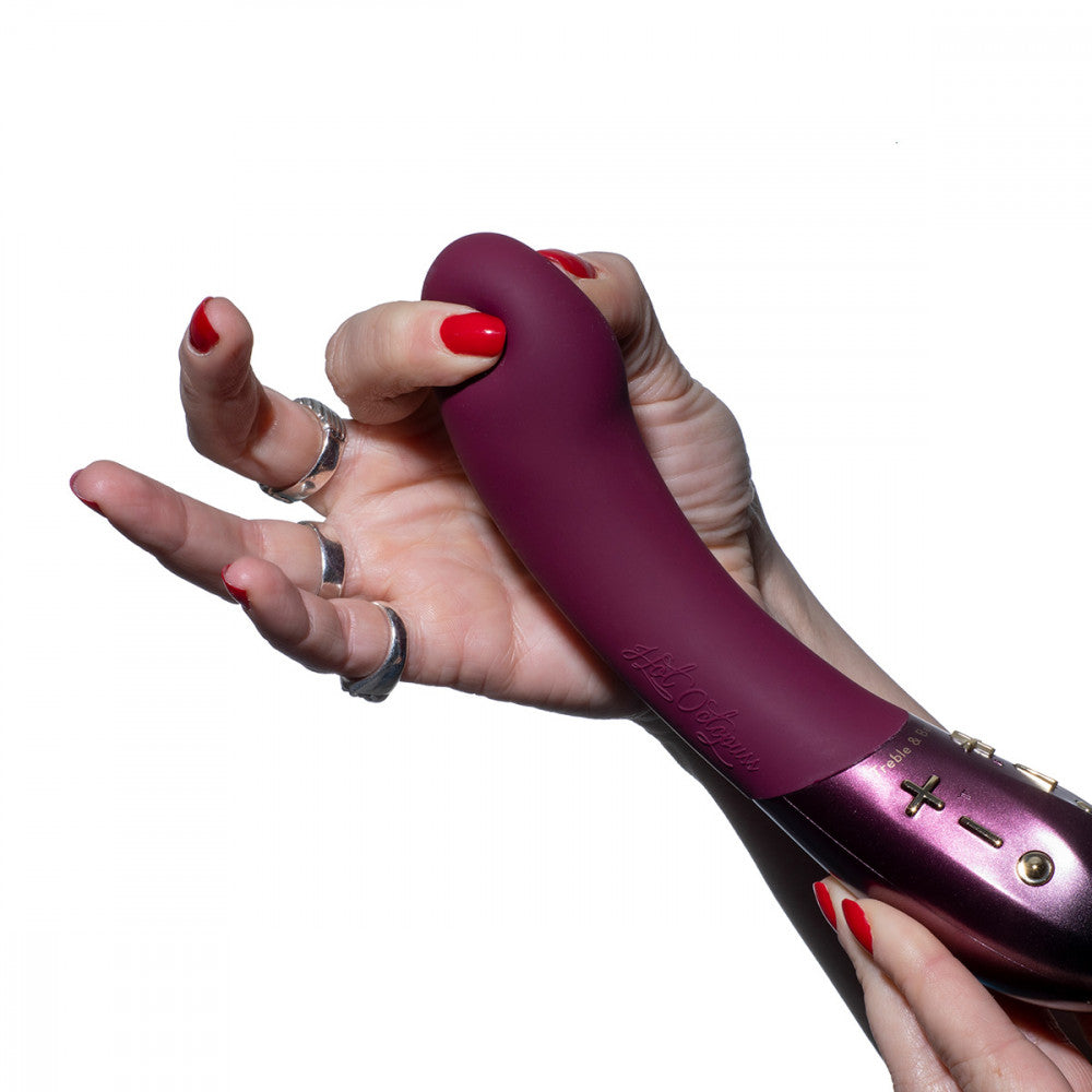 g-spot Vibrator Treble and Bass Vibration sex toy Massager soft gel tip NEW! 'Hot Octopuss Kurve' Massager