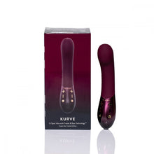 Load image into Gallery viewer, g-spot Vibrator Treble and Bass Vibration sex toy Massager soft gel tip NEW! &#39;Hot Octopuss Kurve&#39; Massager