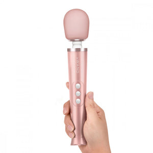 Le Wand Vibrator Petite Wand - Blue Massager Entrenue Rose Gold  