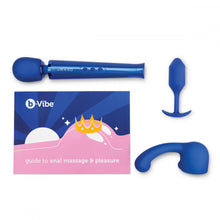 Load image into Gallery viewer, Butt Plug Anal Vibrator Wand Kit &amp; Education Set by B-Vibe Massager