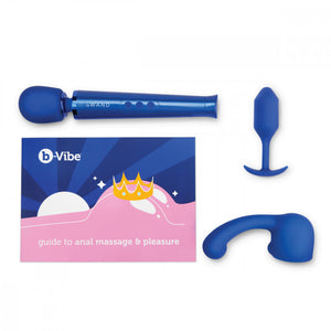Butt Plug Anal Vibrator Wand Kit & Education Set by B-Vibe Massager