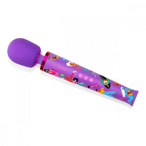 Le Wand Vibration 'Feel My Power' Wand Vibrator- Jade Purple Brown Massager Entrenue   