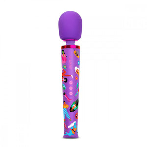 Le Wand Vibration 'Feel My Power' Wand Vibrator- Jade Purple Brown Massager Entrenue   