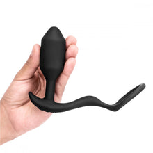 Load image into Gallery viewer, B-Vibe Snug &amp; Tug medium Vibrator Butt Plug for couples