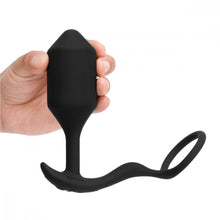 Load image into Gallery viewer, B-Vibe Snug &amp; Tug extra large xl Vibrator Butt Plug for couples