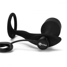 Load image into Gallery viewer, B-Vibe Snug &amp; Tug extra large xl Vibrator Butt Plug for couples