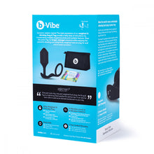 Load image into Gallery viewer, B-Vibe Snug &amp; Tug extra large xl Vibrator Butt Plug for couples package