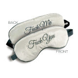 Load image into Gallery viewer, Blindfold sleeping mask &#39;Fuck You&#39; &#39;Fuck Me&#39;