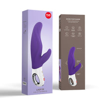 Load image into Gallery viewer, Vibrator Rabbit Deluxe Dual Stimulation 2 Motors, Fun Factory &#39;Lady Bi&#39; FREE GIFT! vibrator Entrenue   