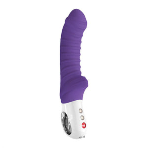Fun Factory 'Tiger G5' Toy- India Red, Violet Purple, Petrol Blue & Black FREE GIFT! Massager Entrenue 'Fun Factory' Tiger G5 in Violet Purple, Bath Toy, Waterproof, Click Rechargeable (pg)  