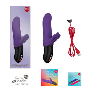 Bi Stronic Fusion vibrator purple by fun factory FREE GIFT with purchase