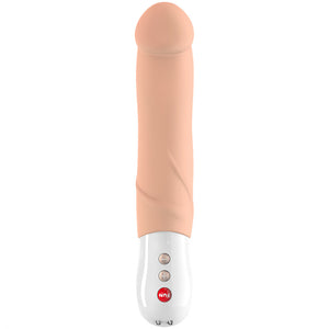 XL Vibrator 'Big Boss G5' with Handle by Fun Factory Massager skin tone Waterproof extra large Girthy vibrator