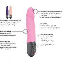 Load image into Gallery viewer, Thrusting vagina sex toy g-spot motion masturbation thruster Fun Factory &#39;Stronic Real&#39; Waterproof