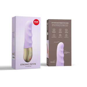 thrusting petite vibrator waterproof penetration sex toy fun factory pastel lilac purple stronic petite