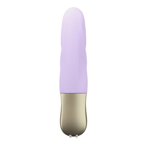 thrusting petite vibrator waterproof penetration sex toy fun factory pastel lilac purple stronic petite