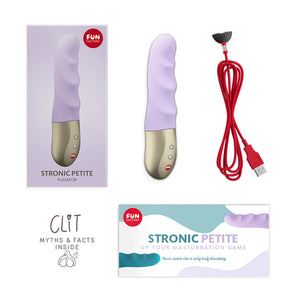 thrusting petite vibrator waterproof penetration sex toy fun factory pastel lilac purple stronic petite