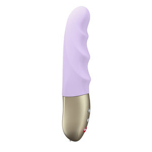 thrusting petite vibrator waterproof penetration sex toy fun factory pastel lilac purple stronic petite