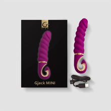 Load image into Gallery viewer, GVibe vibrator Gjack 2waterproof, bath tub vibrator, hot-tub vibrator, clit vibrator with handle, re-chargeable with bio-skin, g-spot mini