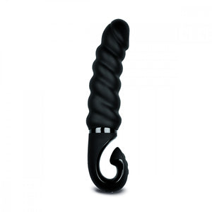 Gjack 2 Vibrator with Bio-Skin™ by G-vibe, waterproof sex toy, magnetic click rechargeable Mystic Noir Black  
