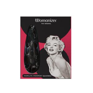 Marilyn Monroe Womanizer pleasure air clit stimulator clitoral sex vibrator black marble special edition