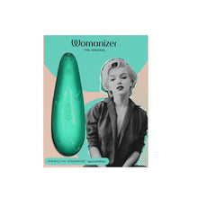 Load image into Gallery viewer, Marilyn Monroe Womanizer pleasure air clit stimulator clitoral sex vibrator mint blue special edition