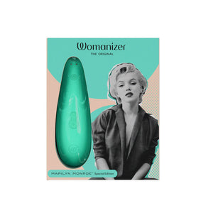 Marilyn Monroe Womanizer pleasure air clit stimulator clitoral sex vibrator mint blue special edition